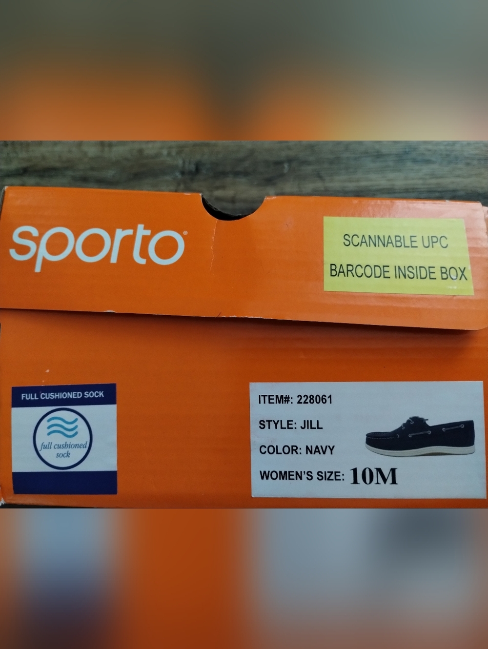Sporto Women’s Navy Canvas Boat Shoes - Picture 5 of 7